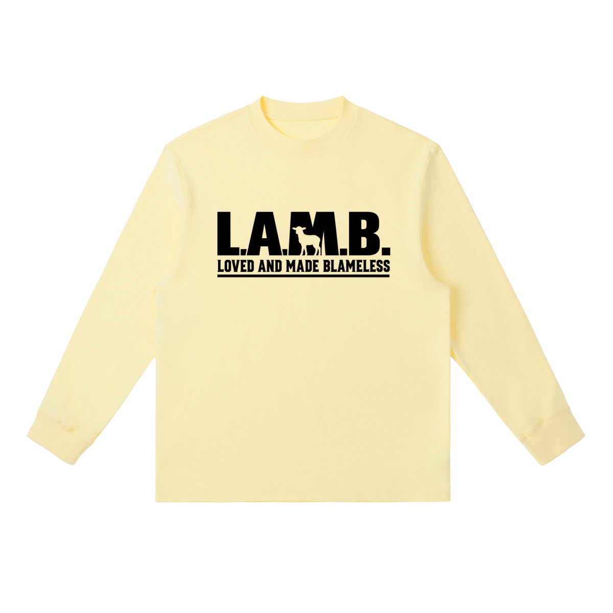 L.A.M.B. Essential Crewneck Long-Sleeve T-Shirt