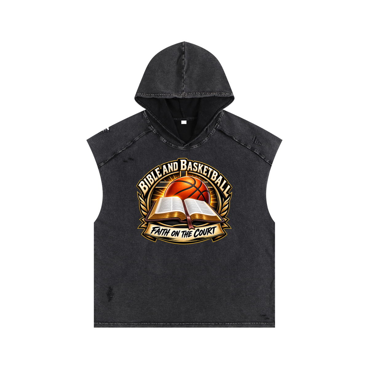 B&B Snow Washed Hooded Tank