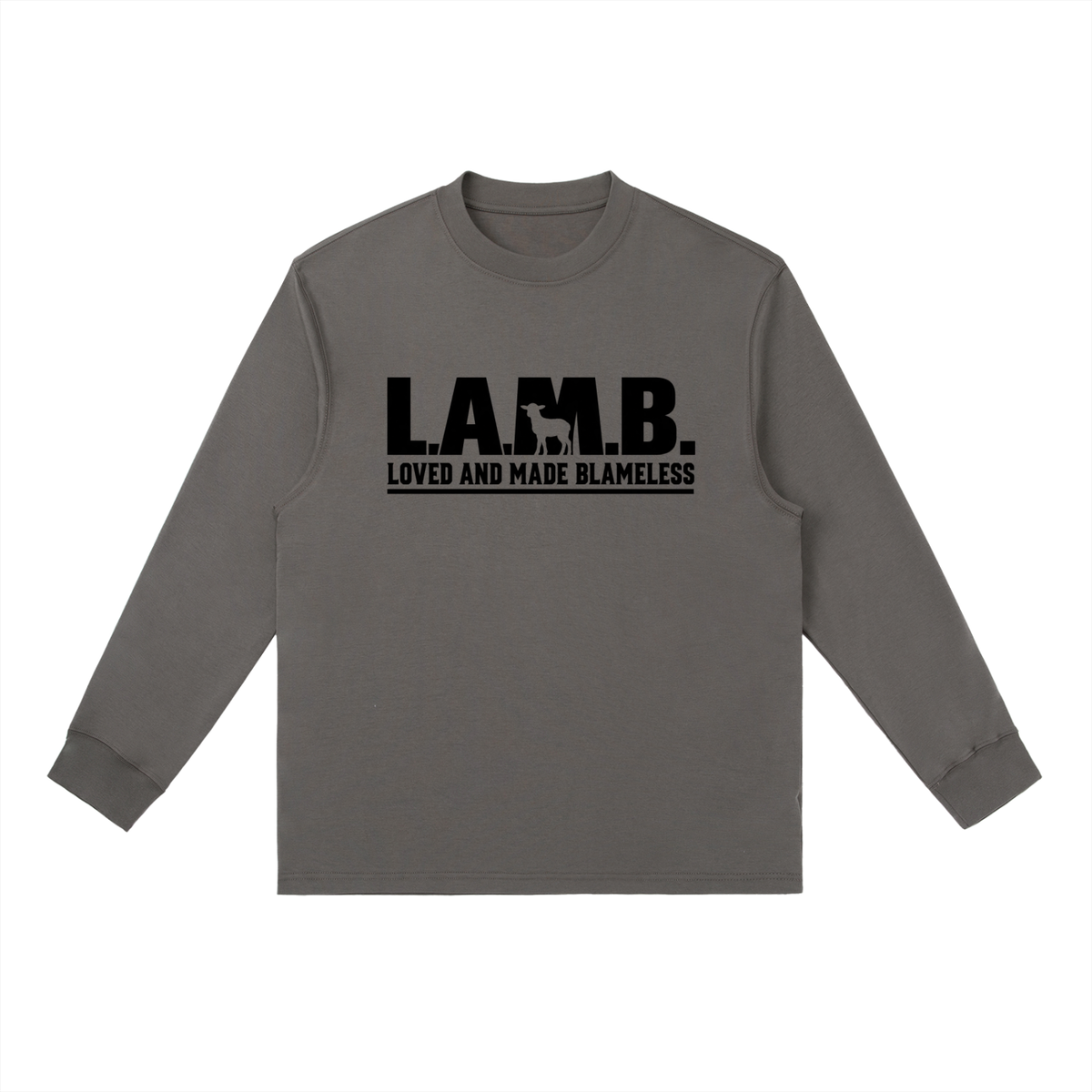 L.A.M.B. Essential Crewneck Long-Sleeve T-Shirt