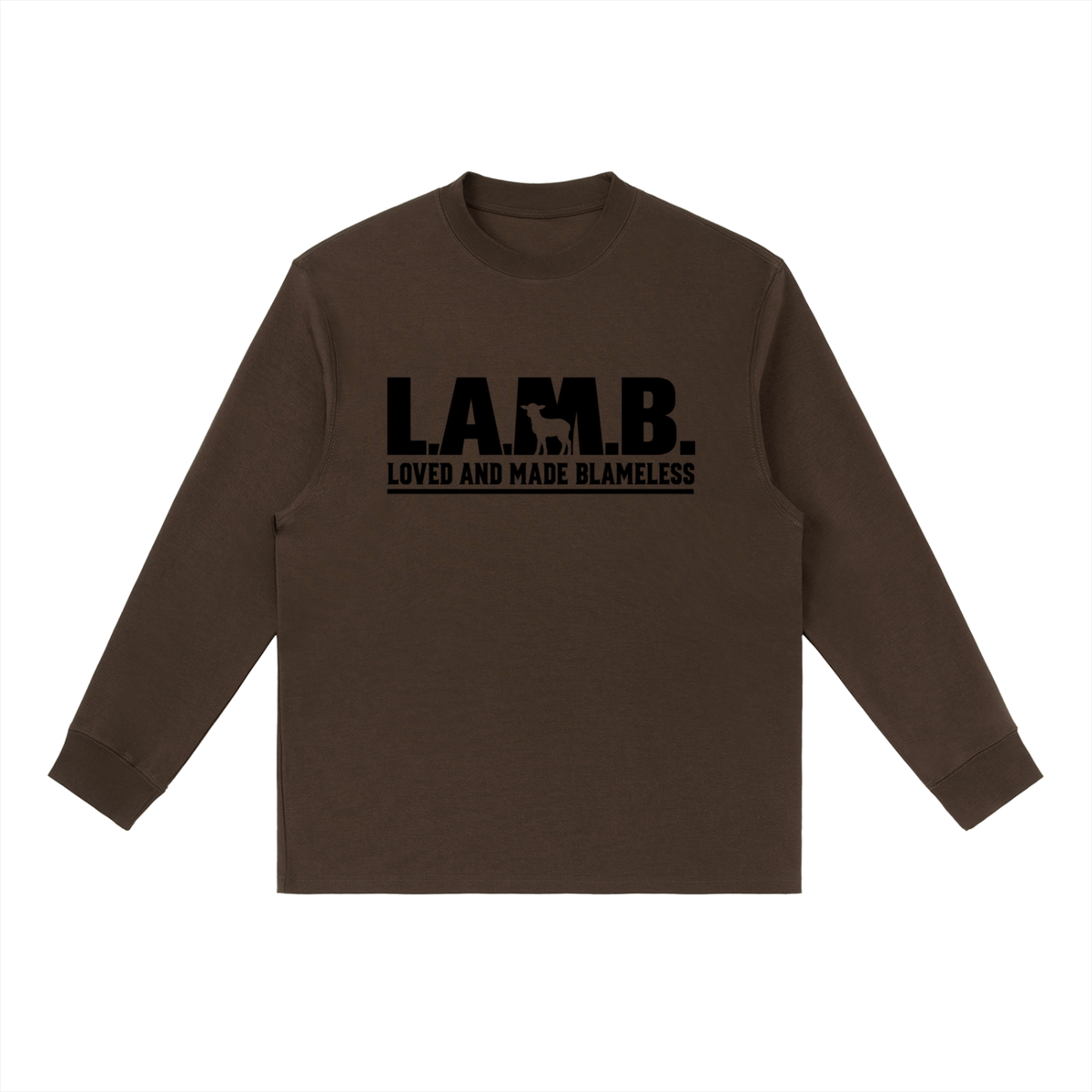L.A.M.B. Essential Crewneck Long-Sleeve T-Shirt