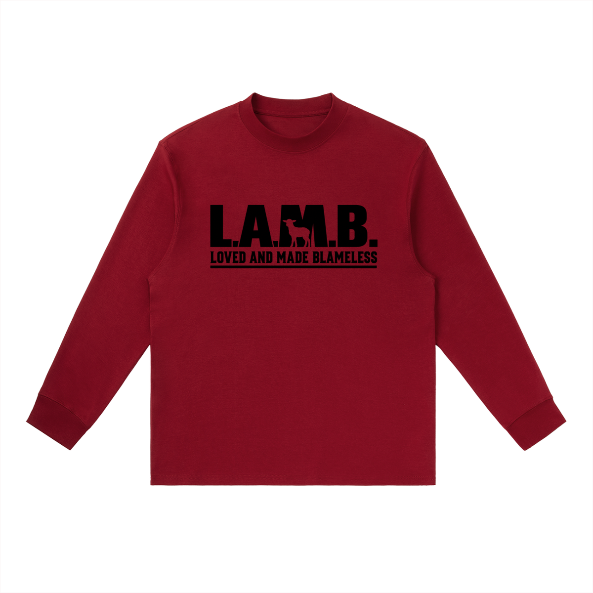 L.A.M.B. Essential Crewneck Long-Sleeve T-Shirt