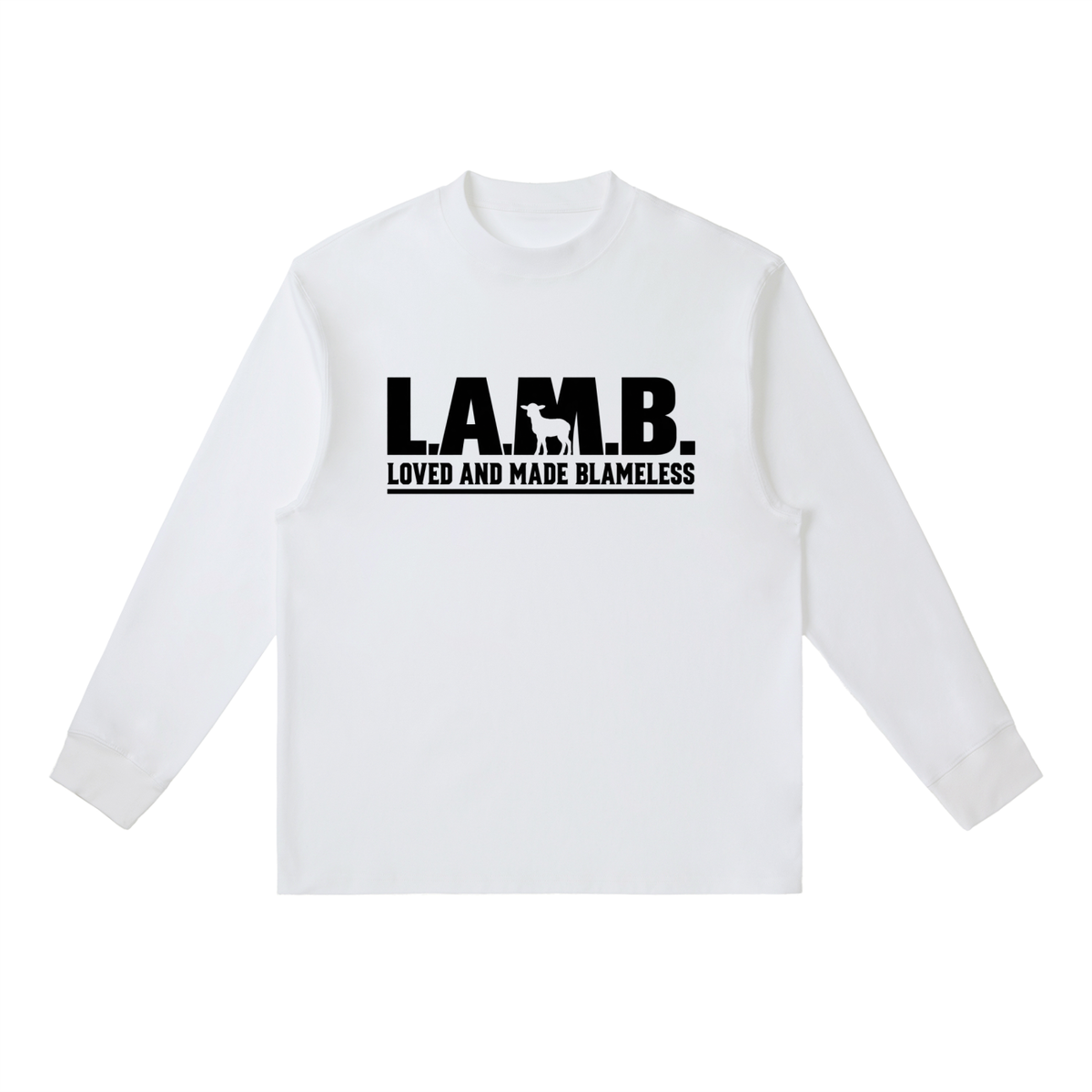 L.A.M.B. Essential Crewneck Long-Sleeve T-Shirt