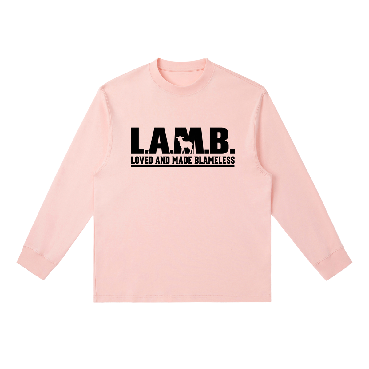 L.A.M.B. Essential Crewneck Long-Sleeve T-Shirt